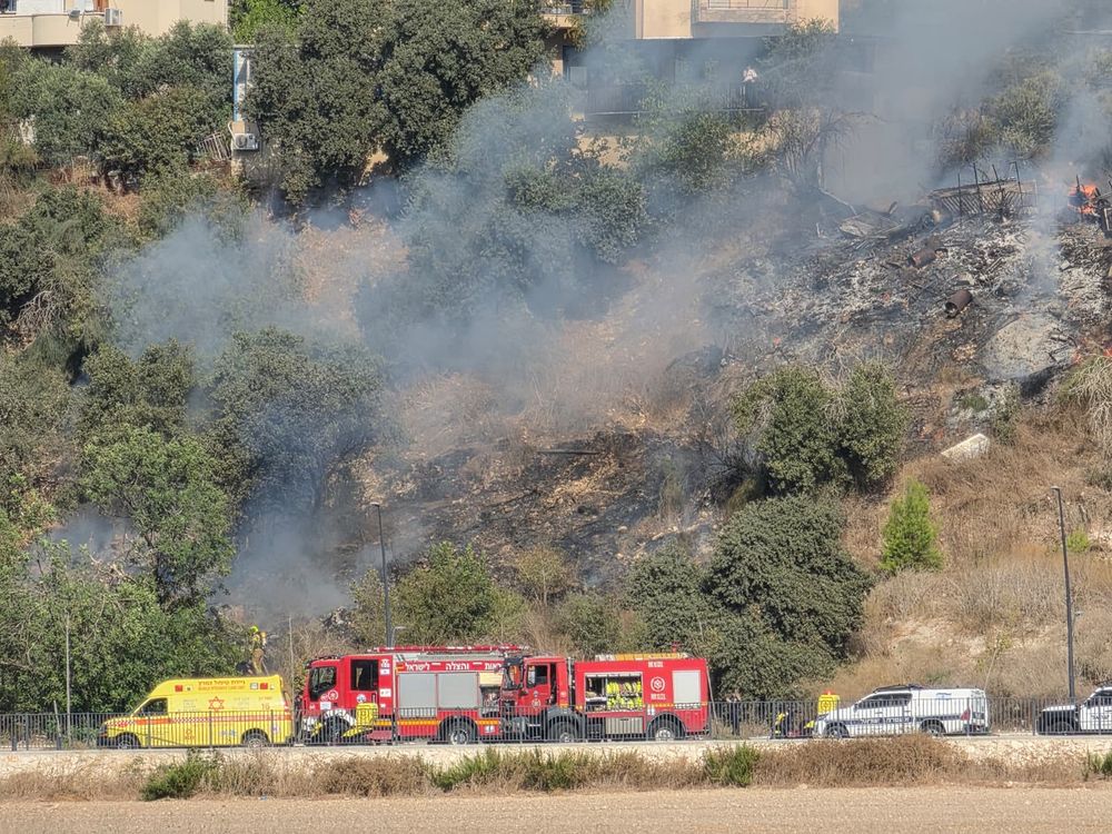 Light plane crashes near Kfar Qara, one person trapped and another moderately injured