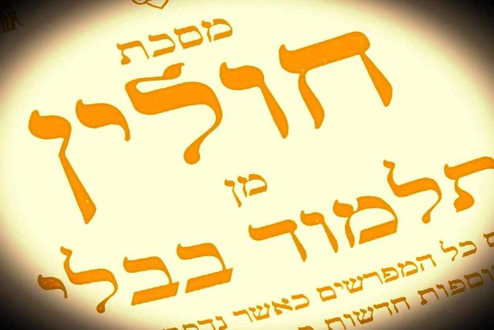 מס' חולין דפים קל"ה-קל"ו יום שישי ערב ראש השנה