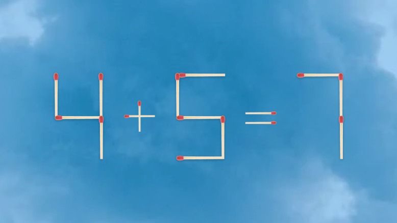 Challenging matchstick puzzle: Can you solve it?