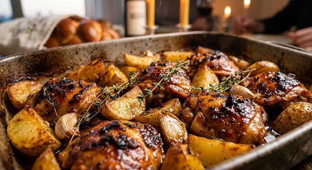 La recette parfaite pour le repas de Shabbat : poulets fumés au sirop de datte