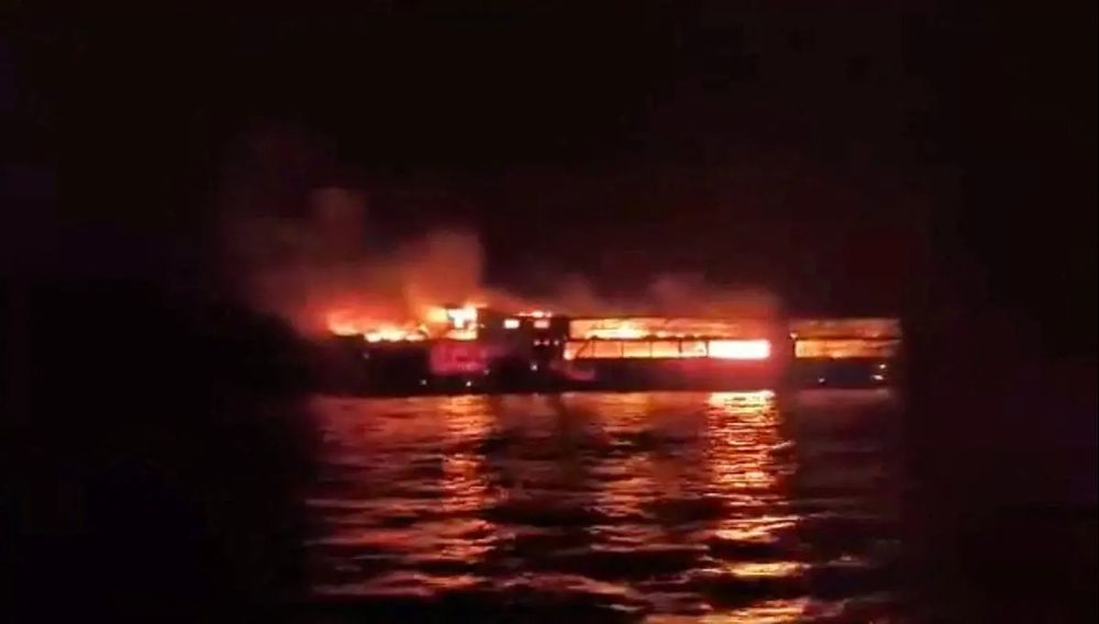 מעבורת נוסעים עלתה באש בפיליפינים: לפחות חמישה נהרגו, יותר מ־80 נעדרים
